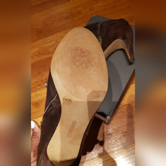 Vince Camuto Brown Ankle Booties - Picture 8 of 10